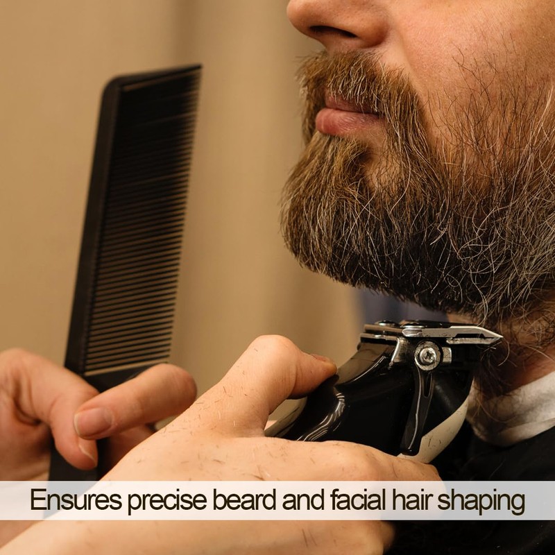 12 Pack – No. 403 Flexible Fade Barber Clipper Combs.