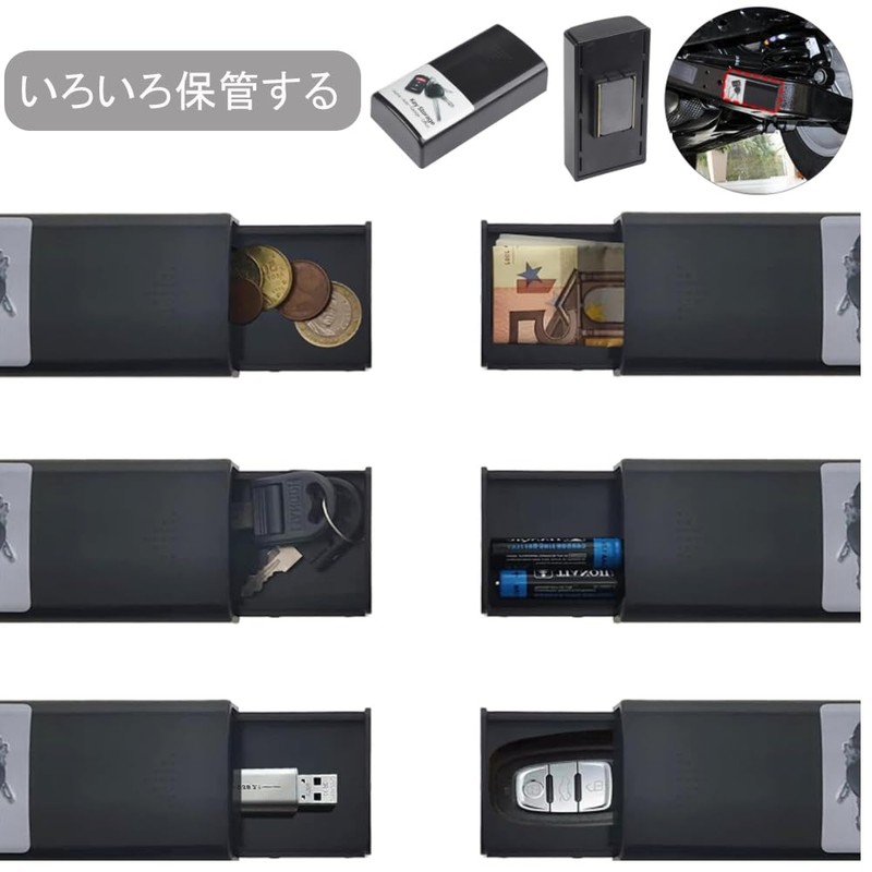 YUWENW Emergency Key Case, Magnetic Key Box, 1 Piece, Security
