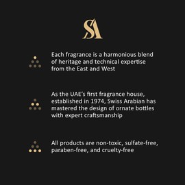 Swiss Arabian Private Frankincense - Luxurious Concentrated Perfume Oil - Long Lasting Artisan Perfume with Notes of Lemon, Elemi, and Musk - 0.4 oz