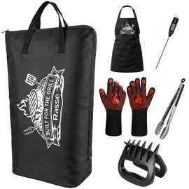 Upgraded 23in BBQ Blanket for Resting Meat with Grill Accessories, Insulated Meat Resting Bag & Accessories for Brisket, Pork, Turkey – BBQ Gifts for Men, Dad, Grill Lovers with Gift Box