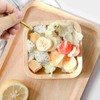 2Pcs Portable Titanium Toothpicks Metal Toothpick with Protective Holder Key