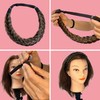 CAISHA Braided Hairpiece Hairband Headband Hair Accessories Red Mix HZ303