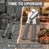 Marshland Tin Opener UK - Stainless Steel Soft Handled Manual-Magnetic