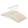 Whitmor Canvas Padded Hanger Shirt / Blouse Hangers, Set of