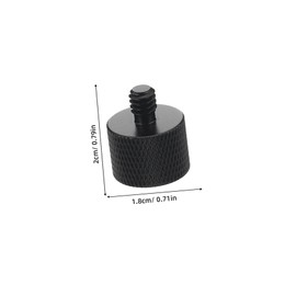 KONTONTY 4pcs Mic Stand Adapter Microphone Screw 5/8'' to 1/4'' Male to Female for Microphone Mount