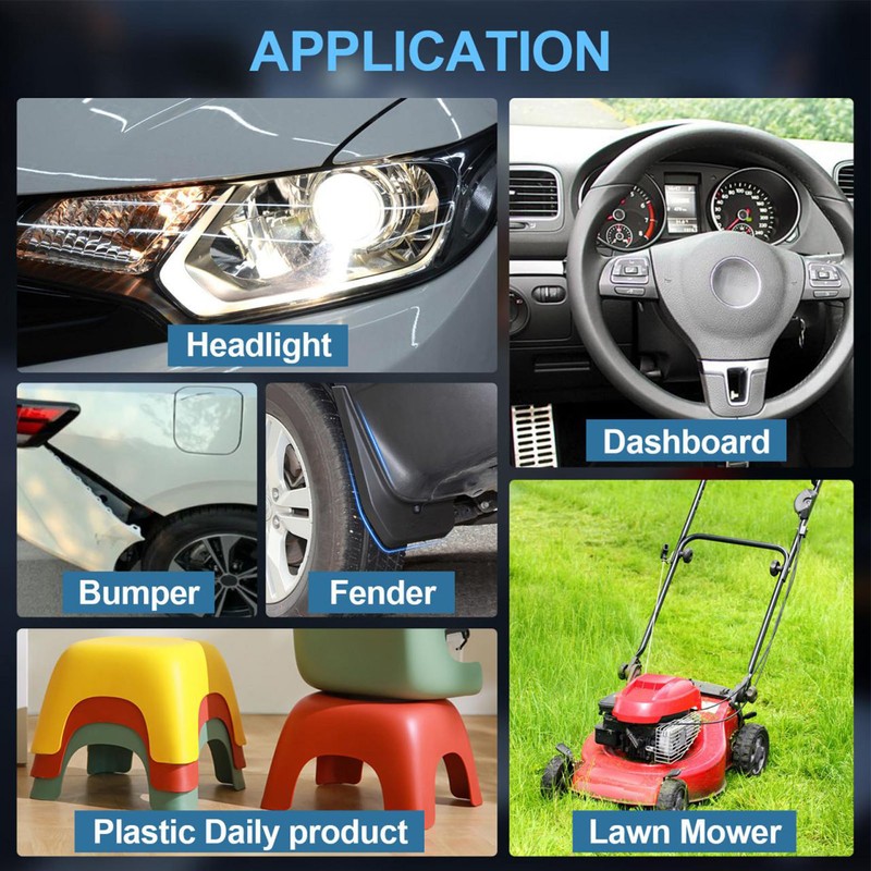 Portable Mini Plastic Welder with 200 Nails Hot Stapler Welding