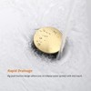 Brushed Gold Pop Up Bathroom Sink Drain with Overflow,Bathroom Vessel