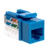 SATMAXIMUM Cat6 45° Angled Keystone Ethernet Wall Jack Punch Down