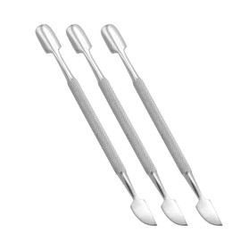 Professional Pedicure Scrapper Pedicure Tools Nail Cuticle Pusher Manicure Set Cuticle Remover (Pack of 3)