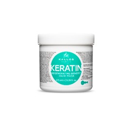 Kallos KJMN Keratin Regenerating Hair Mask with keratin and milk protein for dry, damaged and chemically treated hair 275 ml - 9,29 Fl Oz