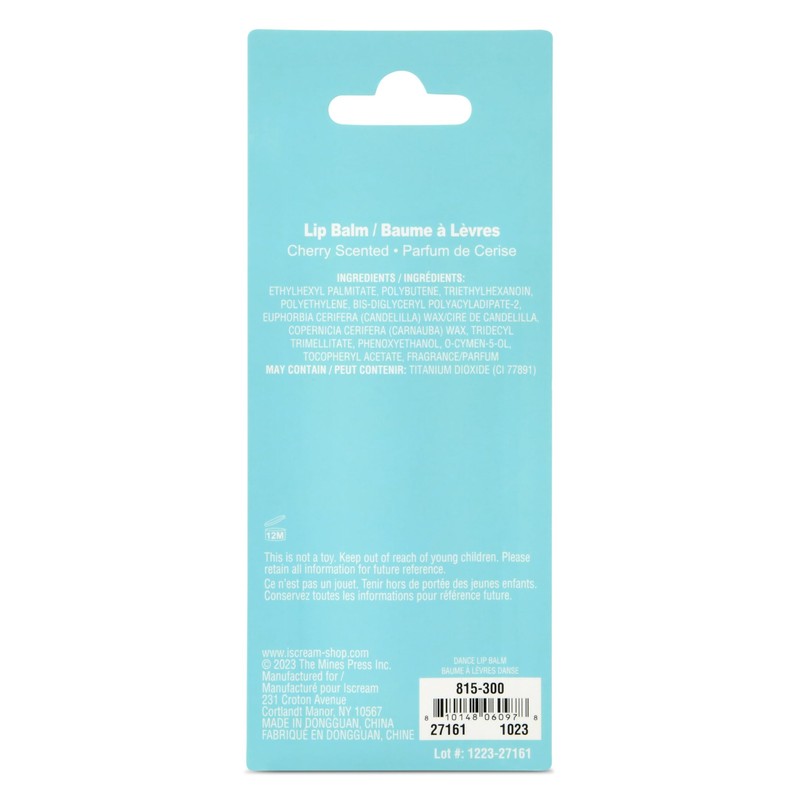 iscream Dance All Night Cherry Scented Lip Balm