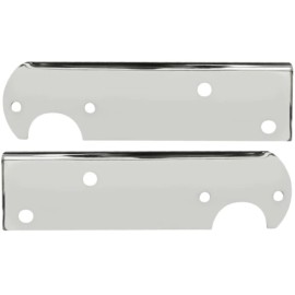 Keypart (2) 67-76 Chevy/GMC Truck Stepside Chrome Rear Tail Light Brackets