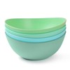9.6'' Serving Bowls, Bamboo Fiber Salad Bowls Set of 4,