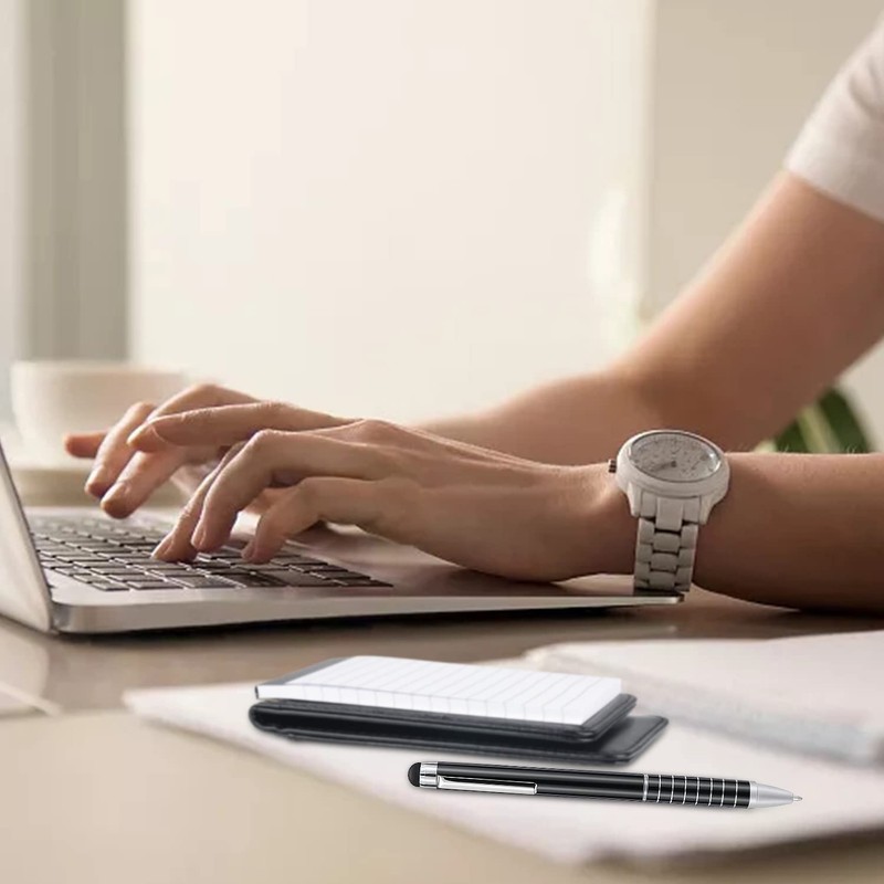 Delsen 4 Pieces Mini Notepad Holder Set A7 Holder Small