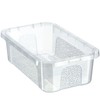 KADAX Rectangular Storage Box with Lid, Storage Container, Stacking Container,