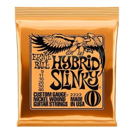 Ernie Ball 2222 Hybrid Slinky Electric Guitar Strings Nickel Wound - 9-46 - 3-Pack