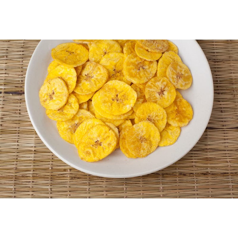 Iselitas | Plantain chip Salted Party Size Jar | Thin