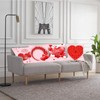 EZVING Pack of 4 Happy Valentine's Day Decorative Red Pillow