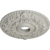 Ekena Millwork CM18ROPCF Rose Ceiling Medallion, 18"OD x 3 1/2"ID