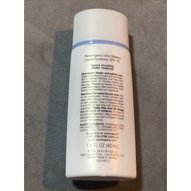 Neutrogena Neut. Ultra Sheer Liquid Daily Facial Sunscreen Broad Spectrum SPF 70 Helioplex