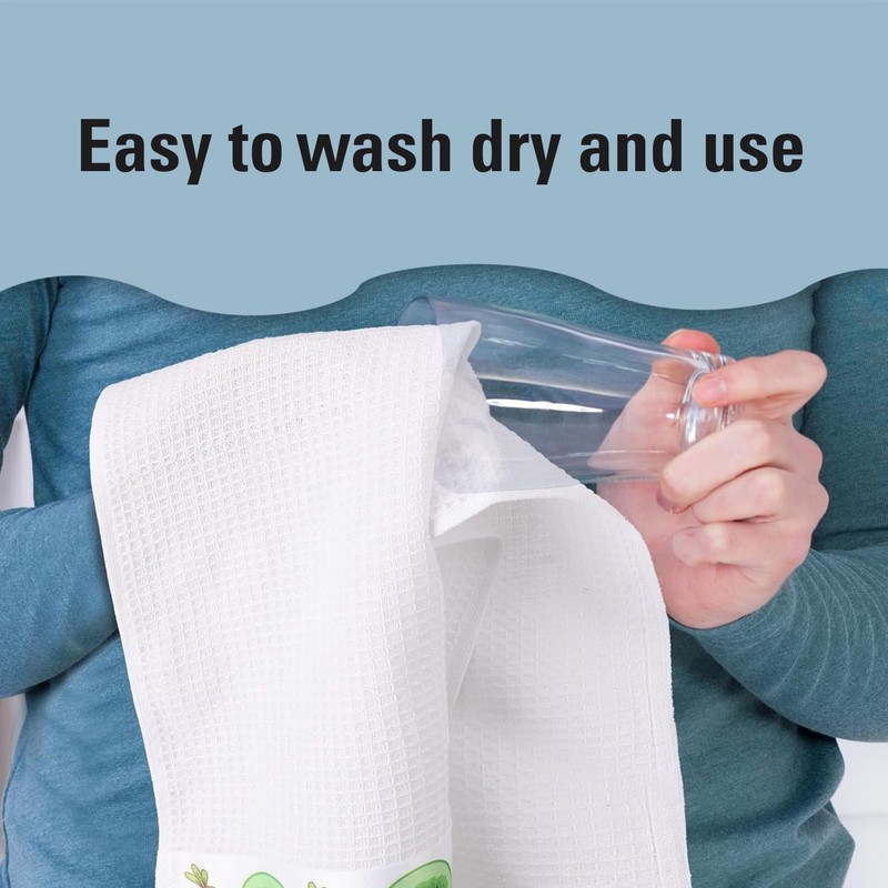 ProBytes Tea Towels 6 Pack - Super Absorbent 10/90 PolyCotton