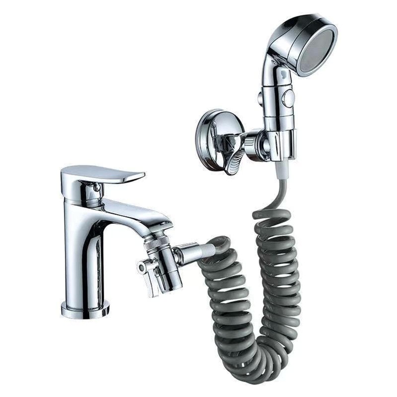 1pcs Adjustable Shower Head Holder, Bathroom Suction Cup Handheld Shower