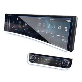 2PCS 2025 Hyun dai Tucson Tempered Glass Screen Protector Compatible with 2025 Hy undai Tucson Santa Cruz Screen Protector 12.3 Inch Tucson Accessories 2025 -HD (1pcs Glass Nav. &1pcs Nano AC Climate)