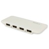 Macally 7-Port AC Powered Hi-Speed USB 2.0 Hub (White) Includes
