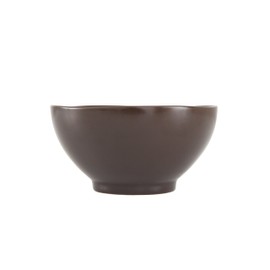 Fortessa Vitraluxe Dinnerware Heirloom Rice Bowl, 5.75-Inch, Set of 4 (Charcoal)
