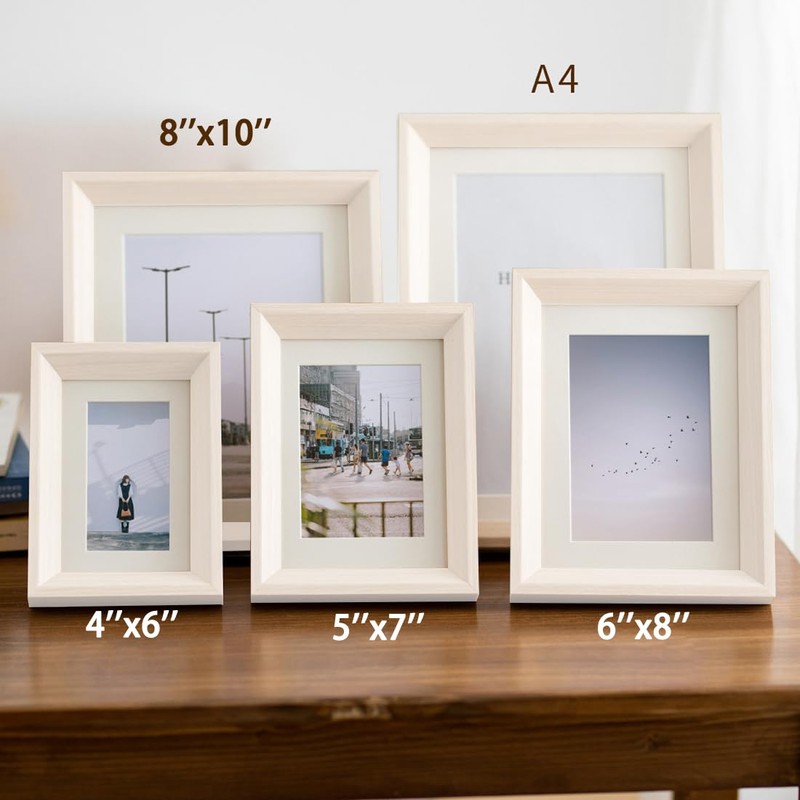 2 Pack Photo Frames 4 x 6 Picture Frame with