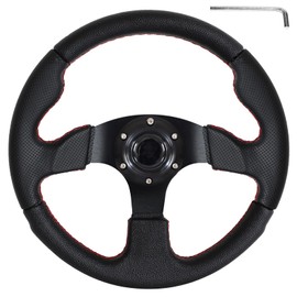 Golf Cart Steering Wheel for EZGO TXT/RXV, Club Car DS/Precedent, Yamaha G29/Drive/Drive 2, and more Golf Cart Models