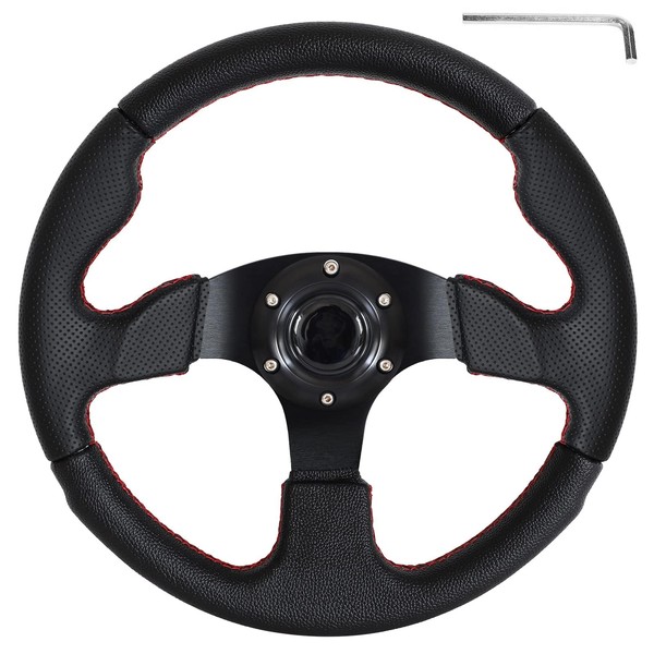Golf Cart Steering Wheel for EZGO TXT/RXV, Club Car DS/Precedent,