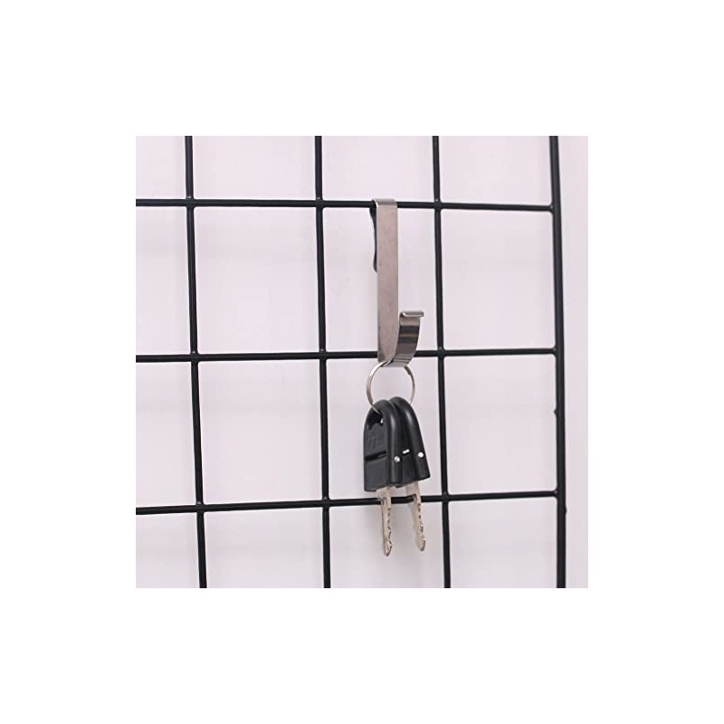 Svaitend 20 Pack Stainless Steel J Shaped Hook, Hanging Sink