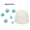 sourcing map Rubber Tapered Plug 45 mm to 56 mm