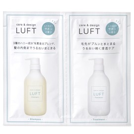 LUFT Shampoo & Treatment, Trial Set, Moisturizing Type, Mental Sabon Scent, 1 Piece, PPT Serum and Honey Formulation, Amino Acid Shampoo