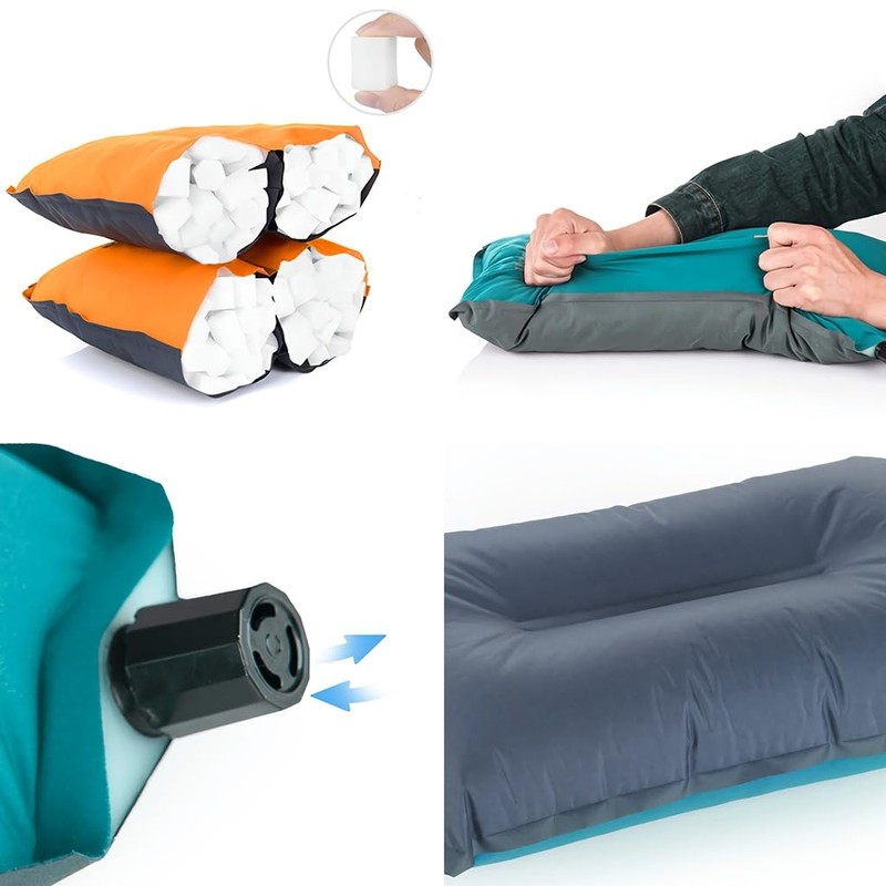 Naturehike Outdoor Camping Pillow Auto Inflator Pillow Ultra Lightweight Pillow