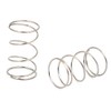 TOP-VIGOR 10Pcs Compression Spring, 6mm OD,0.3mm Wire Size,10mm Free Length