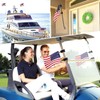 Rolitwils USA Golf Cart Flag - 12" x 18" Easy-Install