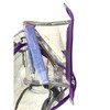 K-Cliffs Heavy Duty Clear Tote Deluxe See Through Messenger Work
