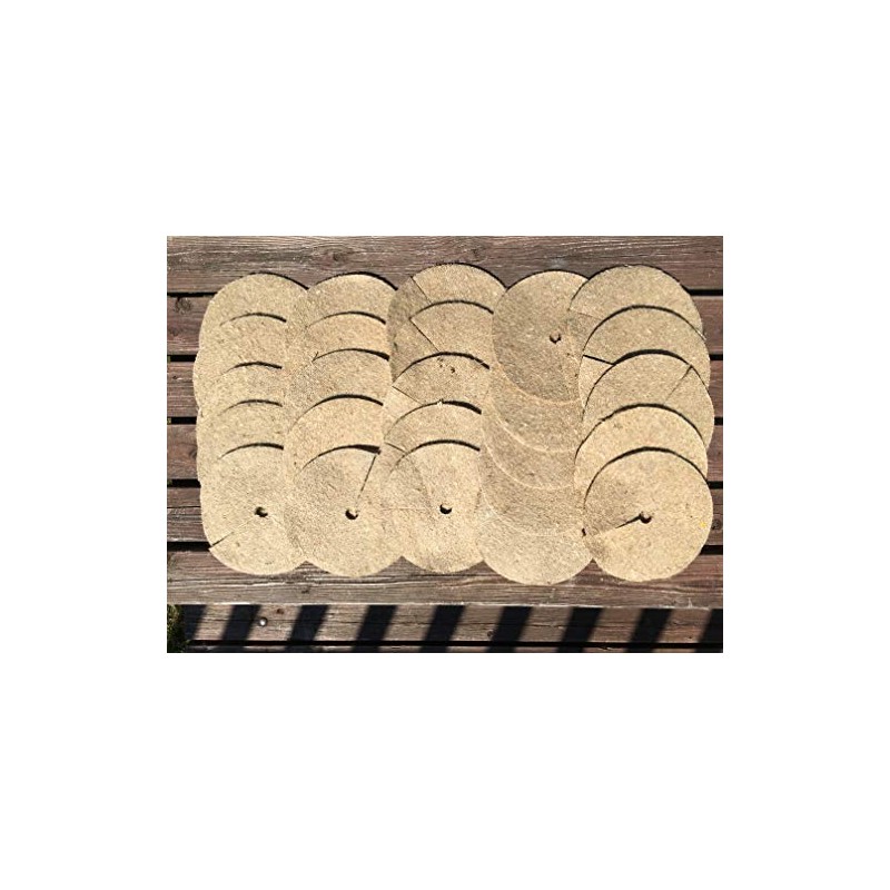 20cm Mulch Mats Made of Recycled Coffee Sacks - Pack