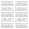 VOANZO UV Test Cards 10Pcs UV Test UVC UVA Light