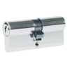Lock LC70QNS Cilindro europeo 70 mm función doble, níquel satinado,