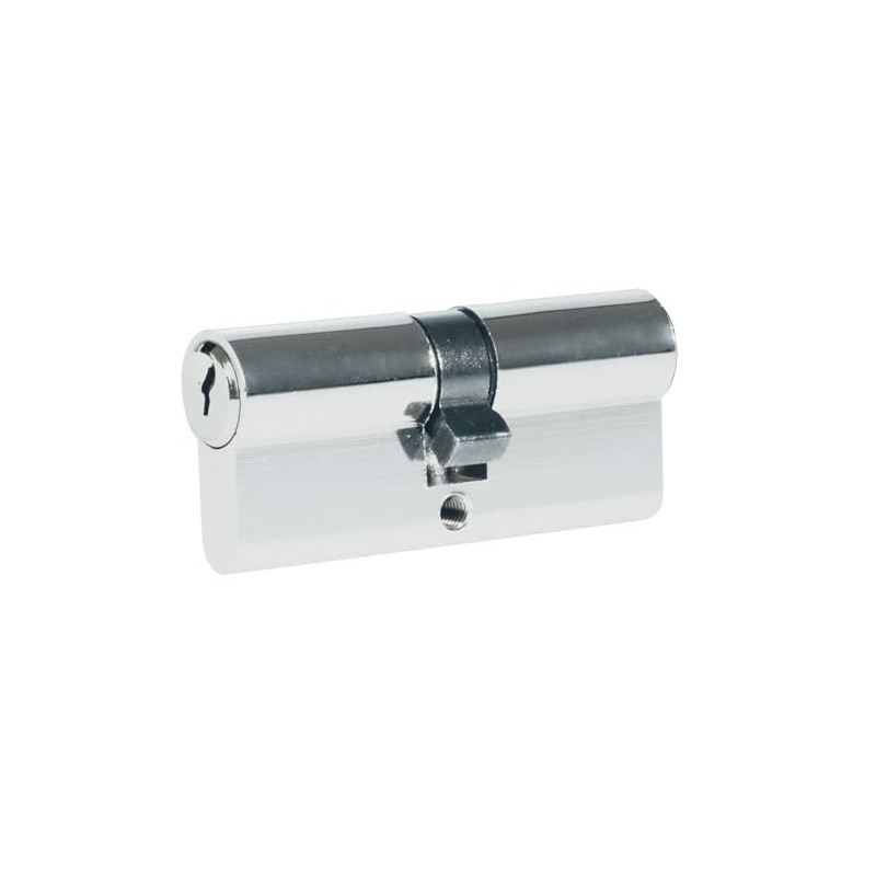 Lock LC70QNS Cilindro europeo 70 mm función doble, níquel satinado,