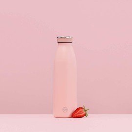 GH Stainless Steel Water Bottle, 500 ml, Peach Punch Reusable Vacuum Metal Thermos Flask, Water Bottle, Leak-proof Insulated Thermos Flask, BPA-Free Insulated Flask for Sports, Office