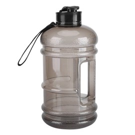 QANYEGN 2.2L Water Bottle, Gym Water Bottle, Large Capacity, Portable Leak-Proof Container, Suitable for Camping, Gym, Outdoor(Black)