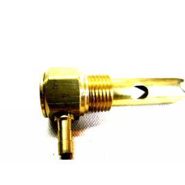 Temco PETERBILT Brass Fuel Gas Tank ROLLOVER SAFETY VENT VALVE 1/2" NPTF - 1/4" Hose
