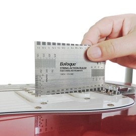 Baroque Stringed Instrument Action Ruler Gauge Luthier Measuring Tool for Electric Acoustic Guitar Bass Ukulele Mandolin Banjo SAR-10