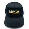 Infinite Hats NASA Hat Gold Patch Adjustable Baseball Cap (Black)