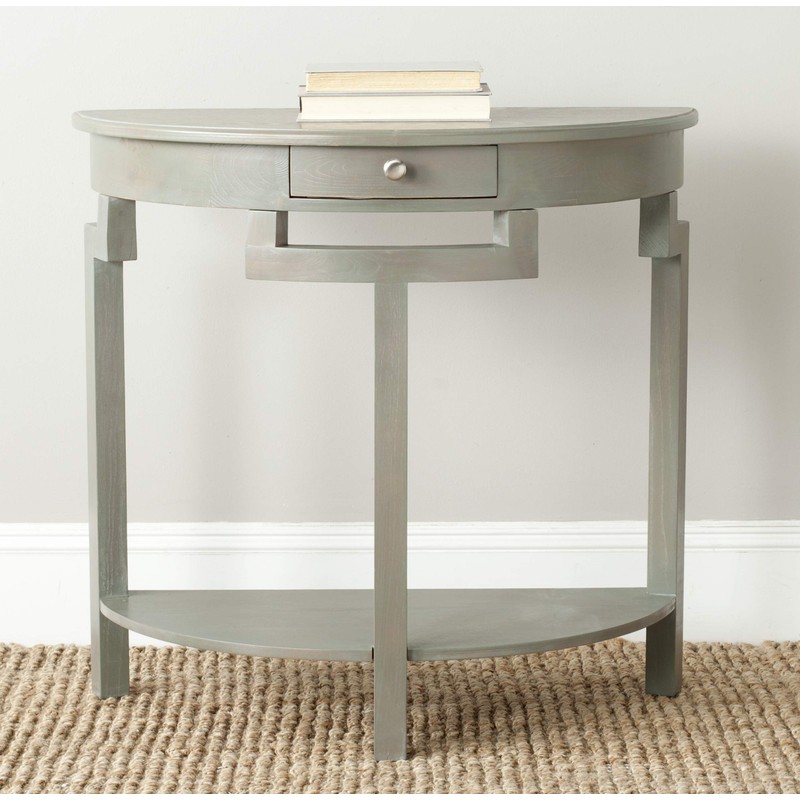 SAFAVIEH Home Collection Liana Ash Grey 1-Drawer Console Table
