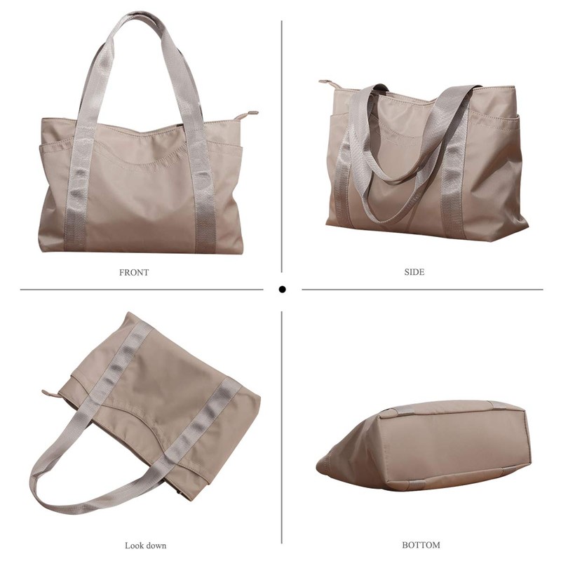 NICOLE & DORIS Nylon Tote Bag for Women Large Shopper